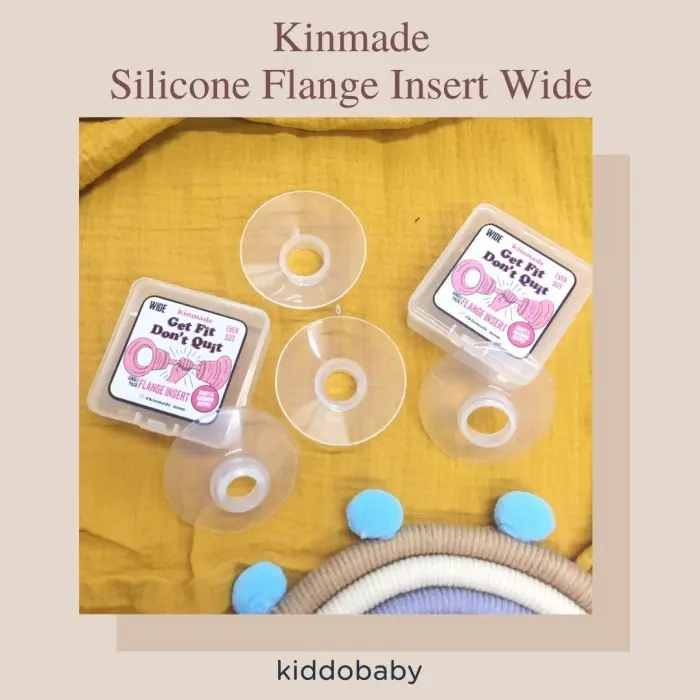 KINMADE SILICONE FLANGE INSERT WIDE (CLEAR) SELIPAN CORONG SILIKON - 0