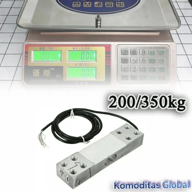 Loadcell Sensor 200kg/350kg – Sparepart Timbangan Digital untuk Timbangan Duduk & Pencatatan Berat Akurat