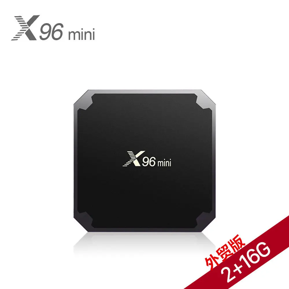 Factory Direct Sales X96mini Network TV-Set Box WiFi Set-Top Box S905w Tvbox TV Box