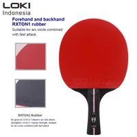 Gambar K SERIES 2 Pingpong bat LOKI - Table tennis racket - long handle, black and red dari LOKI INDONESA Kota Administrasi Jakarta Barat 3 Tokopedia