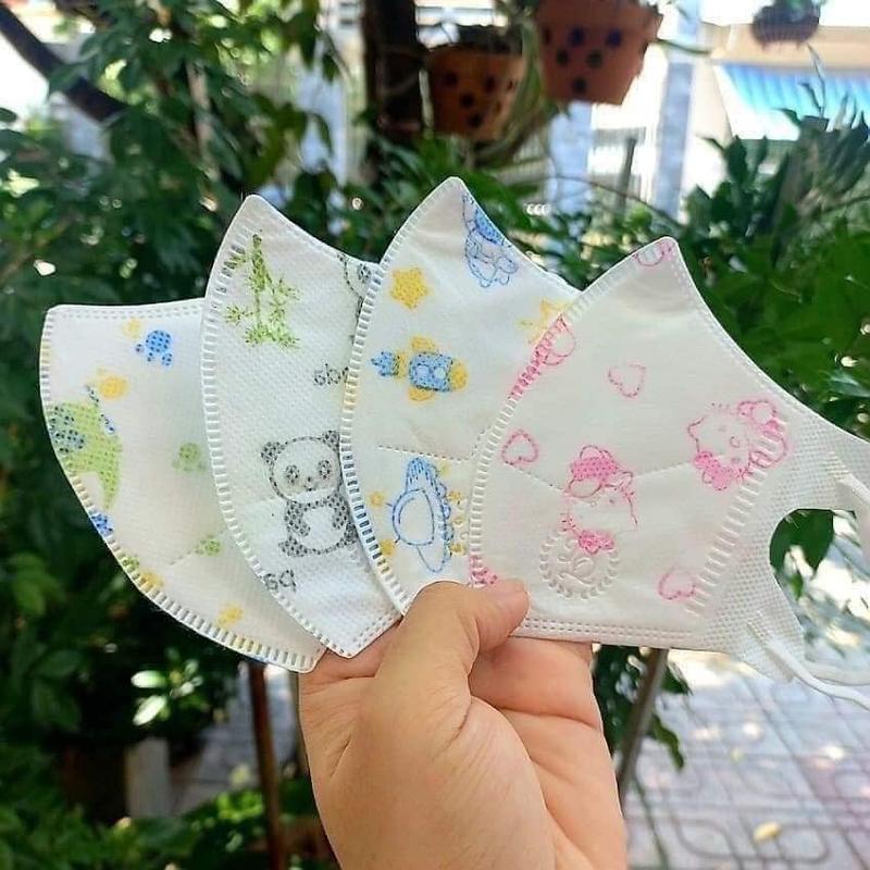 Product Introduction of Thùng 100 chiếc khẩu trang 5D cho bé SIZE từ (2-8) tuổi 7