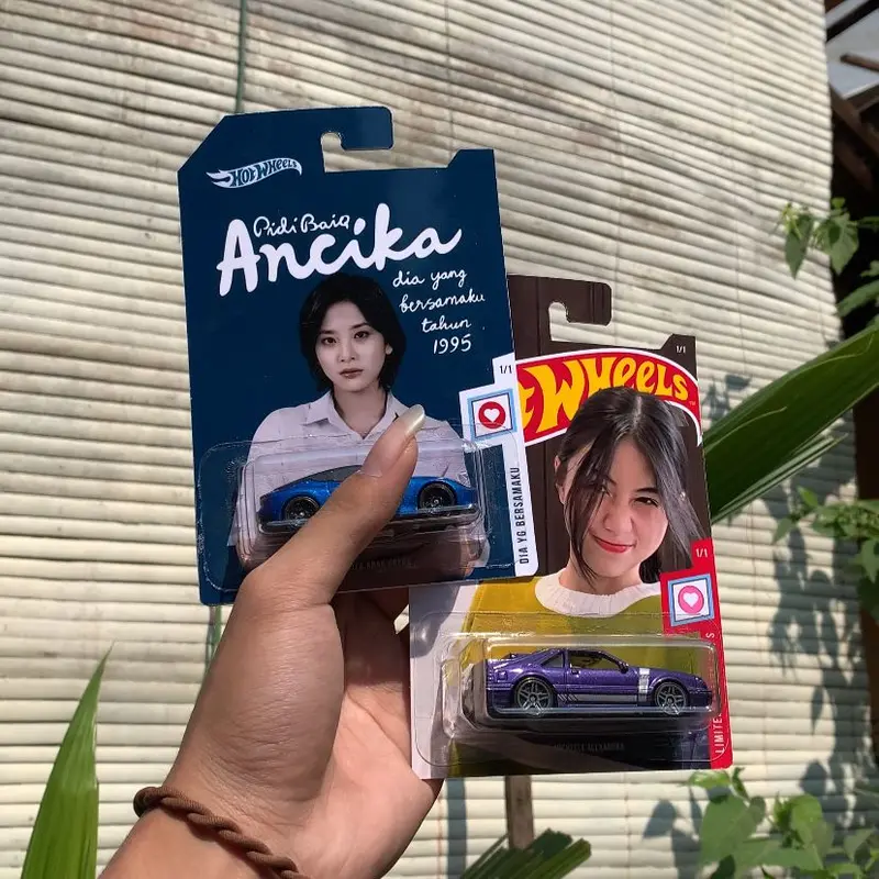 Custom Card Hotwheels Reguler Cetak Untuk Kado Cards 3