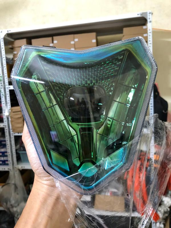 Pha đèn xe điện Xmen Zinpat bi cầu