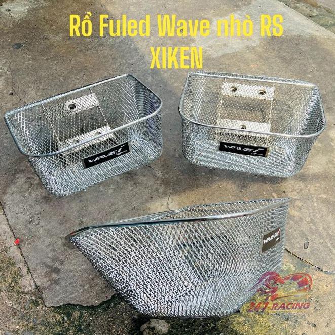 Rổ Lưới XIKEN inox Sáng Bóng gắn xe máy FU LED WAVE NHỎ WAVE RS mẫu Thái Siêu Rẻ Đẹp