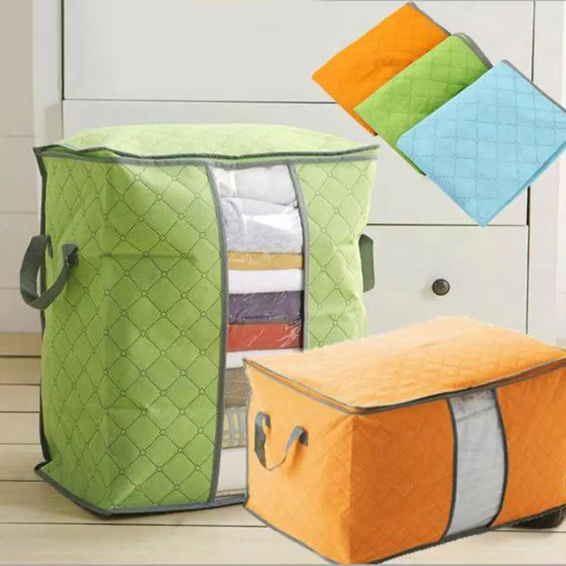 HL0037 Bamboo Storage Box Tempat Penyimpanan Baju Organizer Model Tidur 0