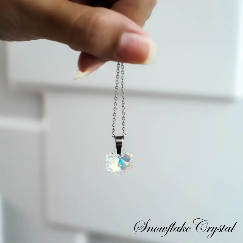 Kalung Rainbow Crystalle Pelangi Rantai Stainless Mirai Jewelry 0