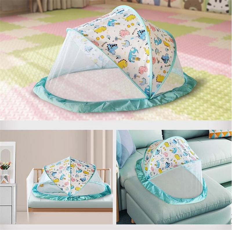 Product Introduction of Baby Mosquito Net Portable Folding Crib Netting Baby Bed Net Polyester Newborn Sleep Bed Travel Bed Mosquito Curtain Tent 14