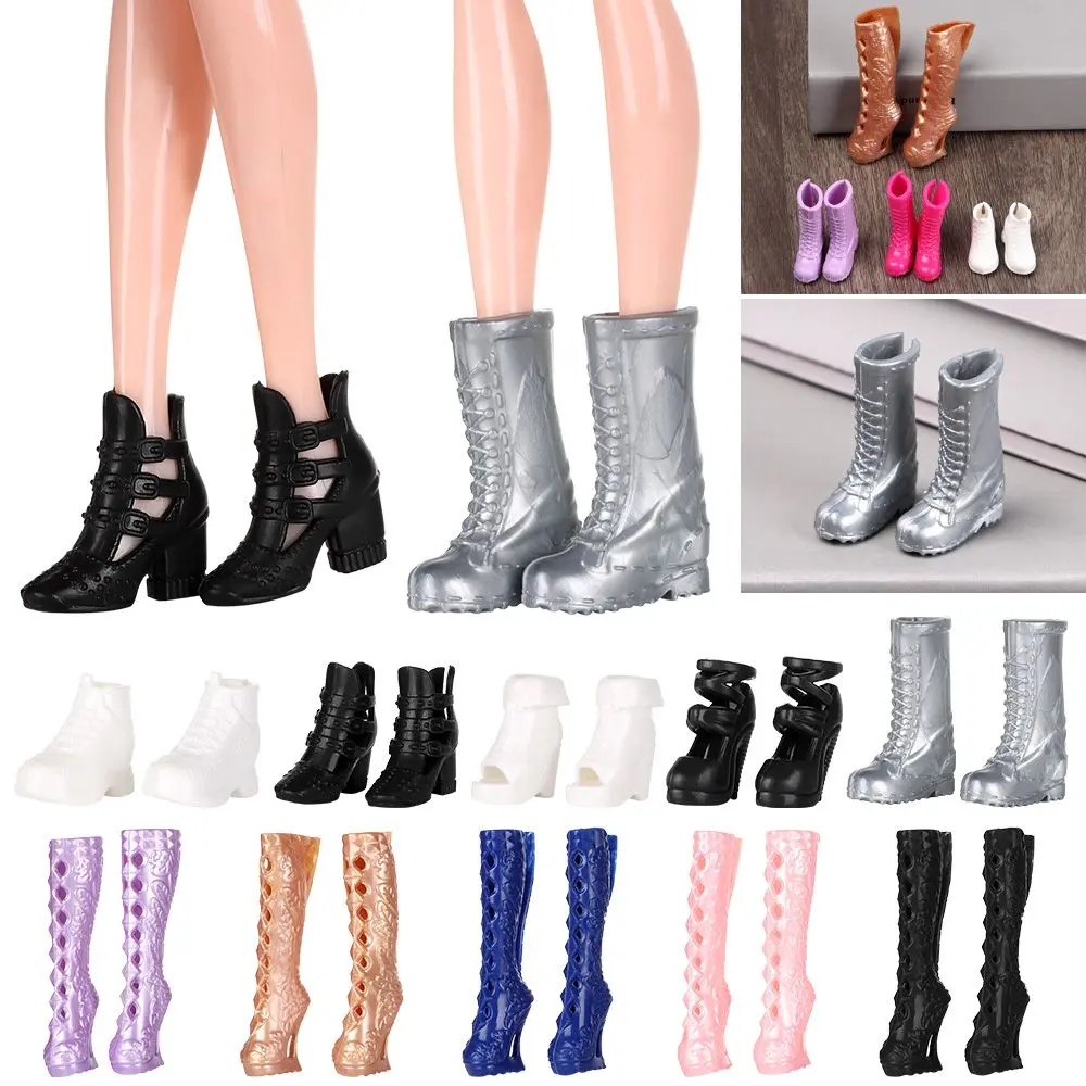 13 Phong cách Chiều dài chân nữ 2,2cm Phụ kiện Giày búp bê Tất dài Đầu gối Bốt Búp bê anh hùng Bốt