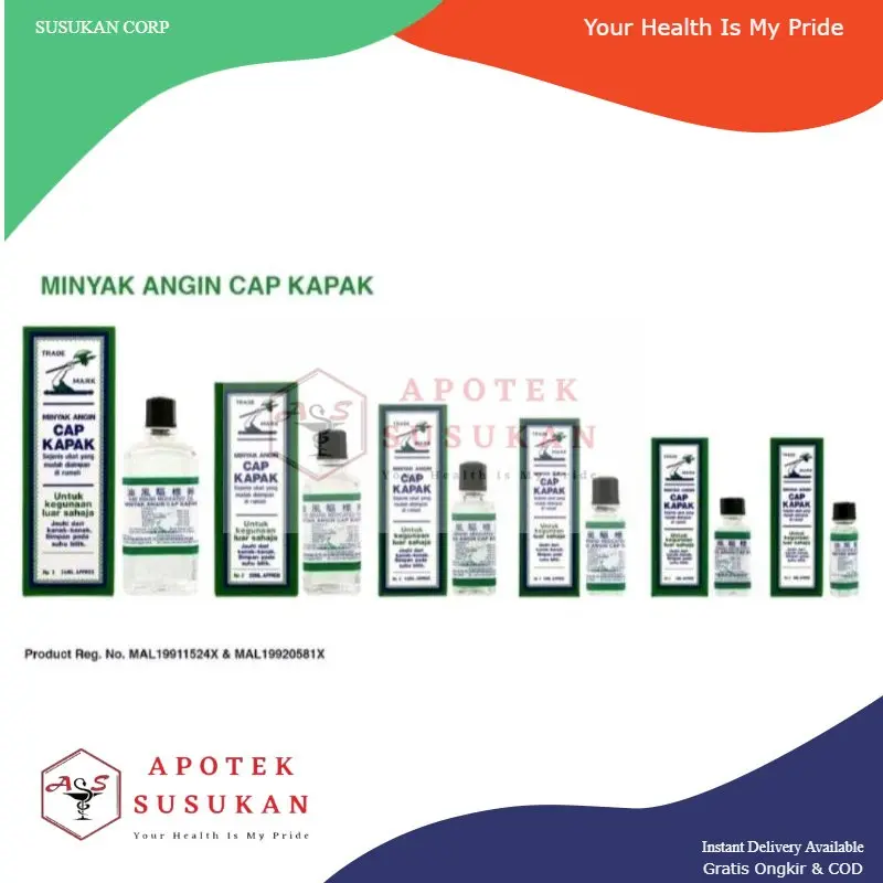 Minyak Angin Cap Kapak 14ml 28ml 56ml