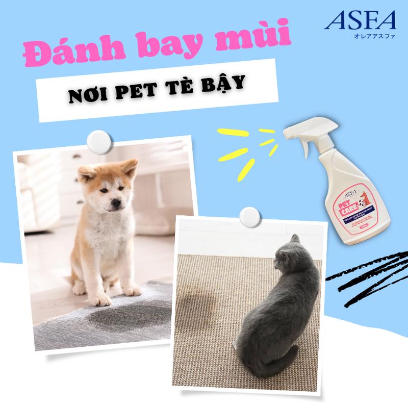 Product Introduction of Xịt Khử Mùi, Diệt Khuẩn An Toàn Cho Thú Cưng ASFA Pet Care 500ml 2