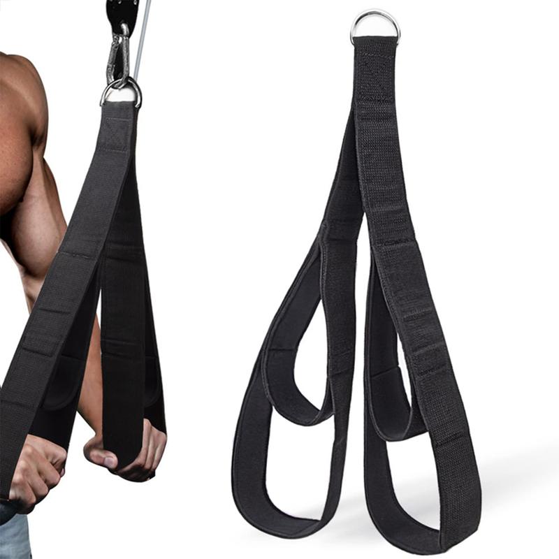 Product Introduction of Muscle Fitness Arm Rope Triceps Pull-down Rope Biceps Training Rope Home Fitness Equipment Accessories 14