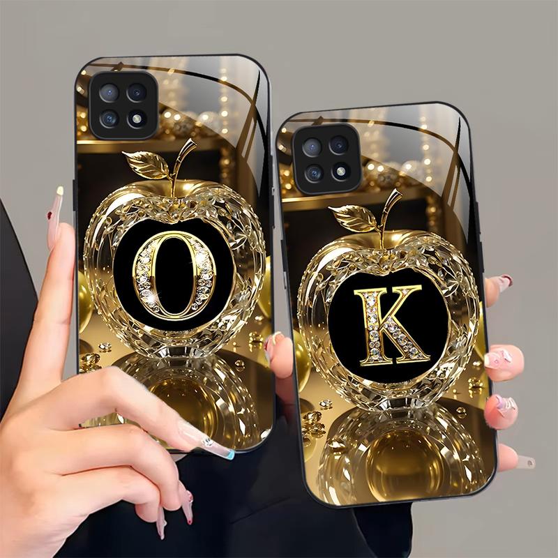 Ốp Điện Thoại Thích Hợp Cho OPPO A73 5G Thiết Kế Chữ May Mắn Ốp Điện Thoại Kính Cường Lực Tối Giản Doanh Nhân Cao Cấp Mới Giá Cả Phải Chăng Chống Sốc Chống Trượt Chống Vân Tay Chống Mài Mòn.