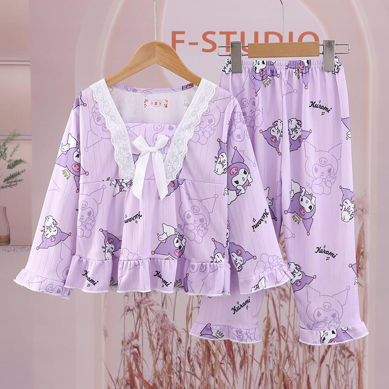 Product Introduction of Bộ Đồ Ngủ Bé Gái, Bộ Sưu Tập Mùa Xuân Và Mùa Thu, Dài Tay, Phong Cách Hàn Quốc, Thoải Mái Và Thường Ngày, Thích Hợp Cho Trẻ Em Và Bé Gái, [Thanh Toán Khi Nhận Hàng], Bộ Đồ Ngủ Cho Bé Gái 10