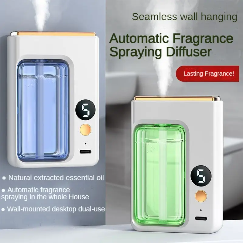 Digital Display Aromatherapy Diffuser Wireless Aroma Diffuser Mini Humidifier Home Fragrance Essential oil perfume ultrasonic diffuser mist toilet air freshener hotel fragrance kiron ascent