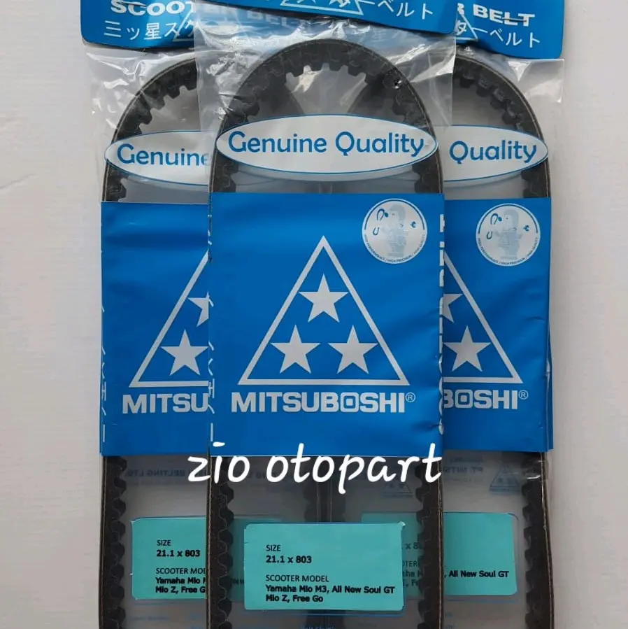 Vanbelt Mitsuboshi M3 2PH Fanbelt Tali Kipas Yamaha M3 Mio Z 125 Free Go Freego All New Soul GT 125