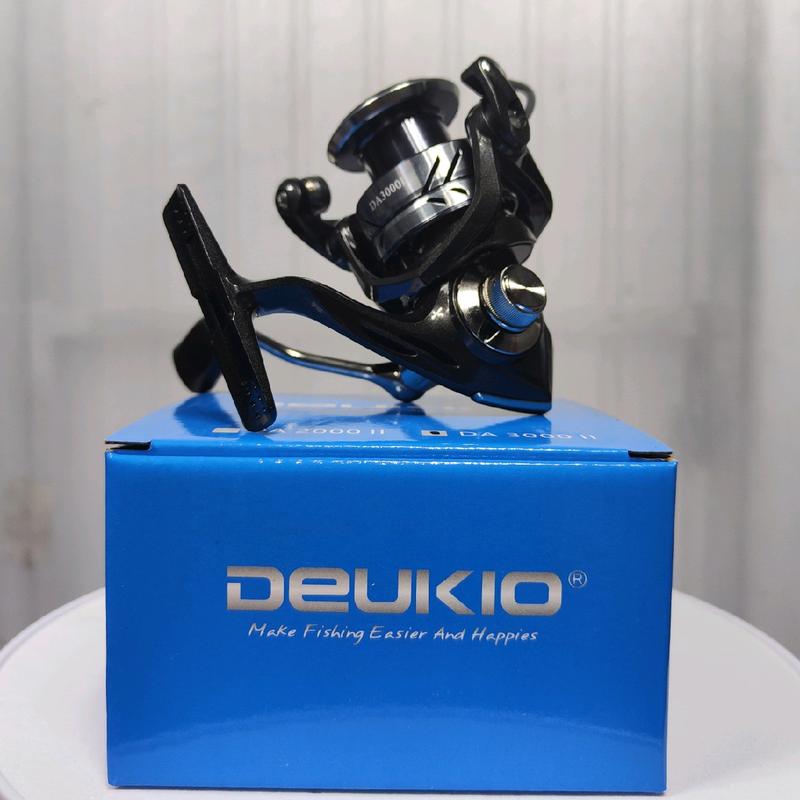 Bảo Hành 7 Ngày Máy Câu Cá Đứng DEUKIO DA3000 DA4000 Thế Hệ II Máy Kim Loại Tay Quay Nhẹ Fishing Bắt Cá Đi Câu Tay Quay