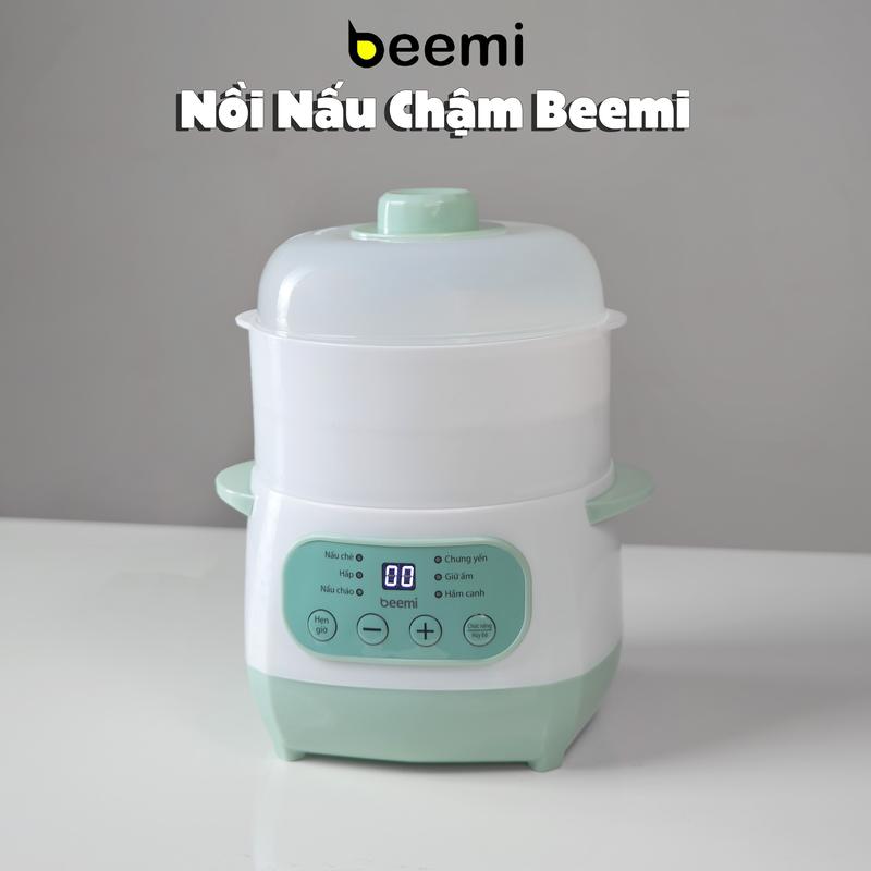 [LIVE] Nồi nấu chậm Beemi dung tích 1L, Nồi Điện đa chức năng, nấu cháo, nấu chè, kho thịt, hầm canh, chưng yến, kèm thố sứ tráng men, an toàn, tiện lợi