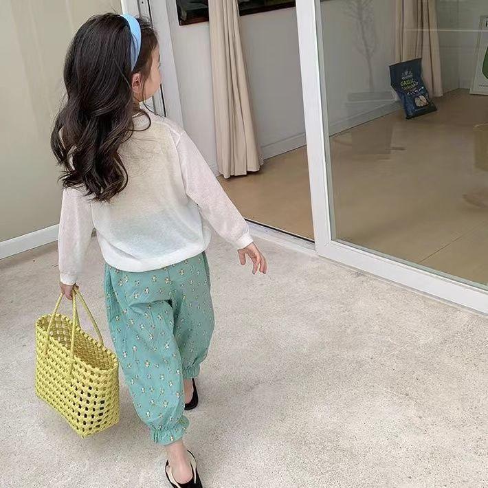 Áo Cardigan Dệt Kim, Màu Trơn Áo Khoác Chống Nắng, Quần Áo Trẻ Em Mùa Hè, Phong Cách Phương Tây Của Trẻ Sơ Sinh, Nhẹ, Thoáng Khí, Dễ Phối Đồ, Áo Sơ Mi Điều Hòa Không Khí, Hàng Đầu 7