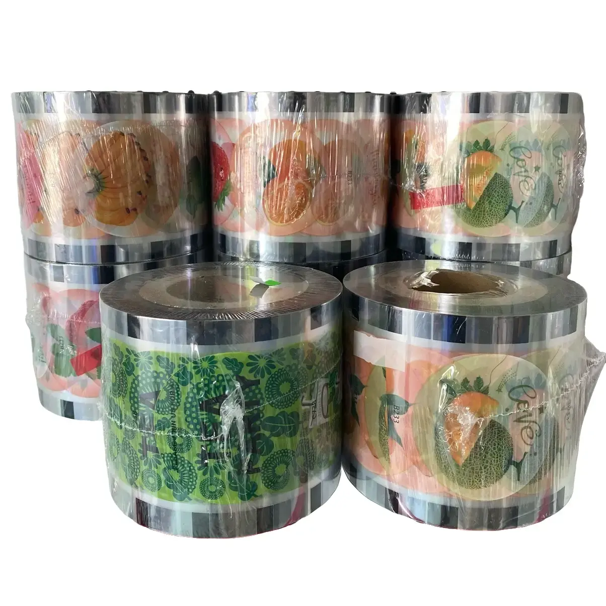 Cuộn màng dập ly nhựa phi 95, màng dập ly trà sữa