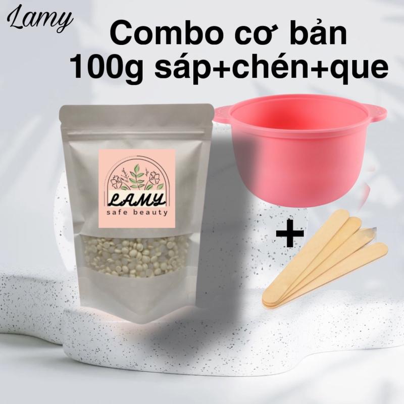 [CHE TÊN] COMBO cơ bản sáp wax lông sữa dừa cao cấp coconut tẩy sạch đa vùng lông tay chân nách dùng cho cả da nhạy cảm