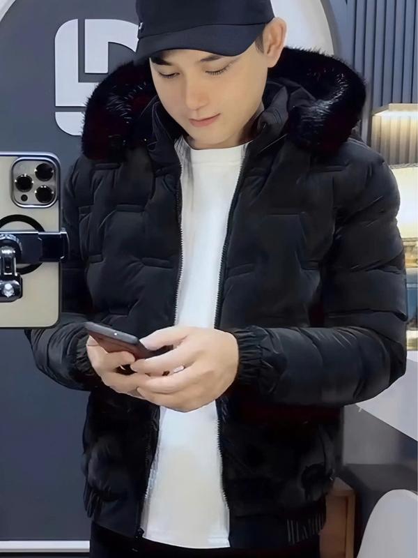 Áo Phao Nhung Lì Có Mũ Mẫu Hot 2024 Menswear Jean aokhoac nam