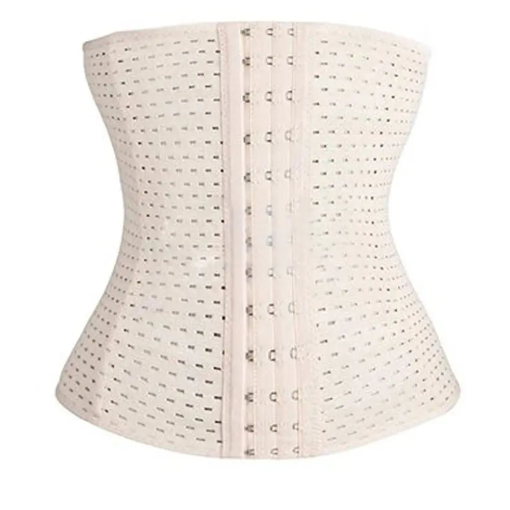 Hot Waist Trainer Belt Corsets Steel Boned Body Shaper Women Postpartum Belly Band Corset Bustiers Breathable Modeling Strap