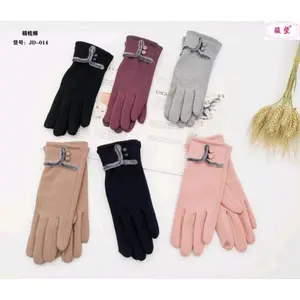 Sarung Tangan Fashion Wanita Touch Screen Bahan Katun Halus JD014 Glove