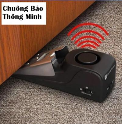 Nút chặn cửa chống trộm, cảm biến báo động thông minh chắc chắn + kèm pin