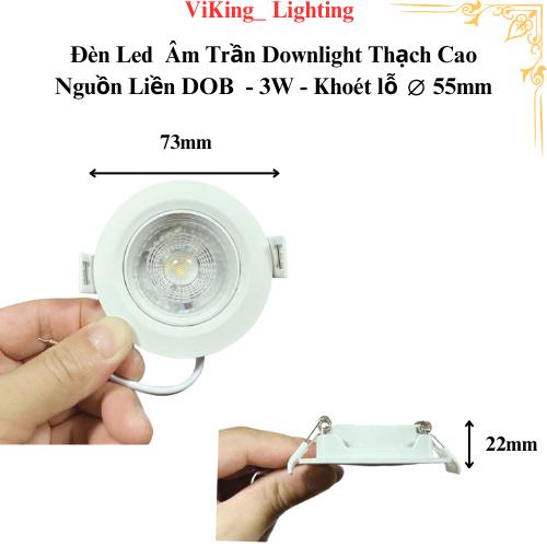 Bóng Đèn Led Âm Trần 3W Tiết Kiệm Điện Đèn Led Mắt Trâu Bóng Đèn Led Thạch Cao 5W 7W 9W