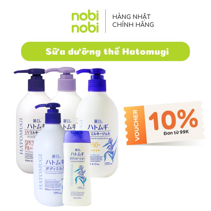 Kem/ Sữa dưỡng thể Body nâng tone và dưỡng ẩm da Reihaku Hatomugi SPF PA+++ (Hàng chính hãng) Dưỡng Da Body Làm sáng mịn