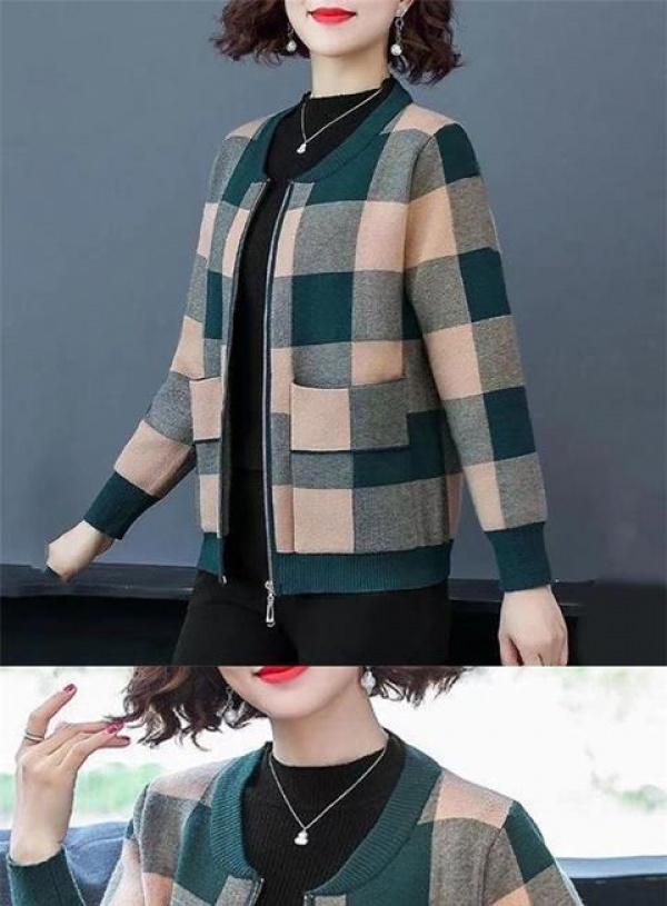 Product Introduction of Áo Khoác Chống Nắng, Phong Cách Phương Tây, Áo Cardigan Dáng Rộng Quý Phái, Thích Hợp Cho Các Bà Mẹ TRUNG NIÊN, Nữ TRUNG NIÊN Và Cao Tuổi, Hàng Mới Về 2021, Đồng Phục Bóng Chày, Quần Áo Mùa Thu 2