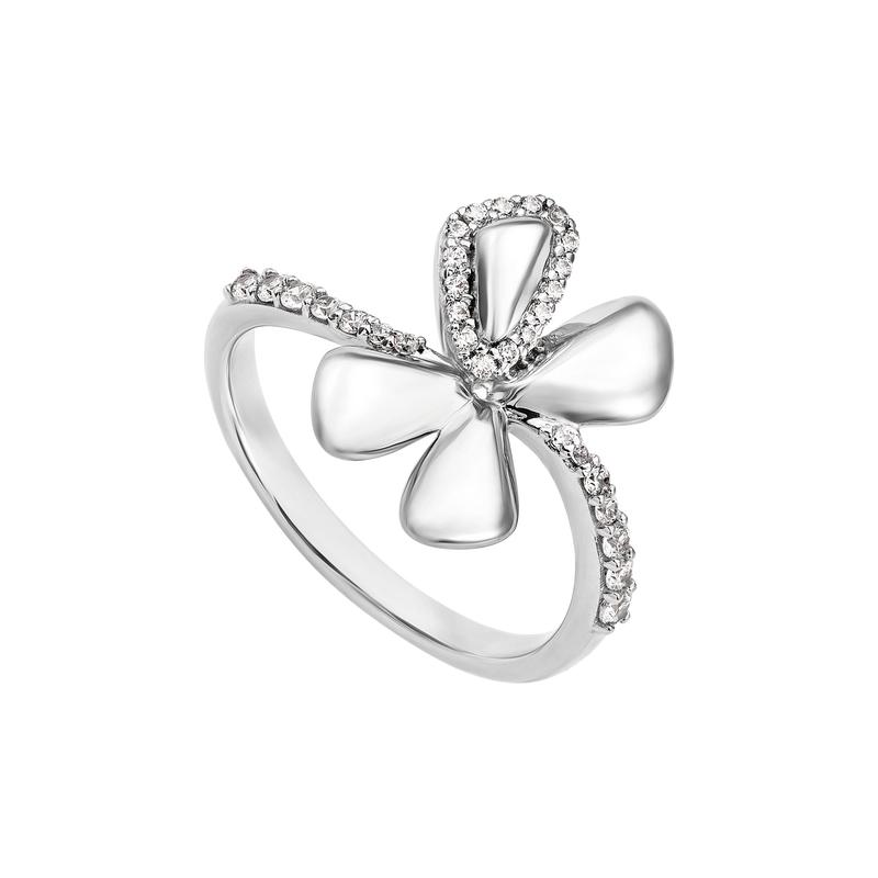 Nhẫn bạc đính đá STYLE By PNJ XMXMW000033