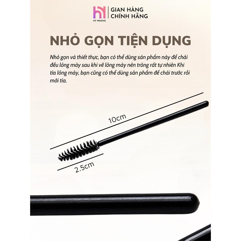 Cọ Mascara chuốt lông mày chuốt mi ngắn Lông Mày Trang Điểm Làm Đẹp HY WAXING CI-141 7