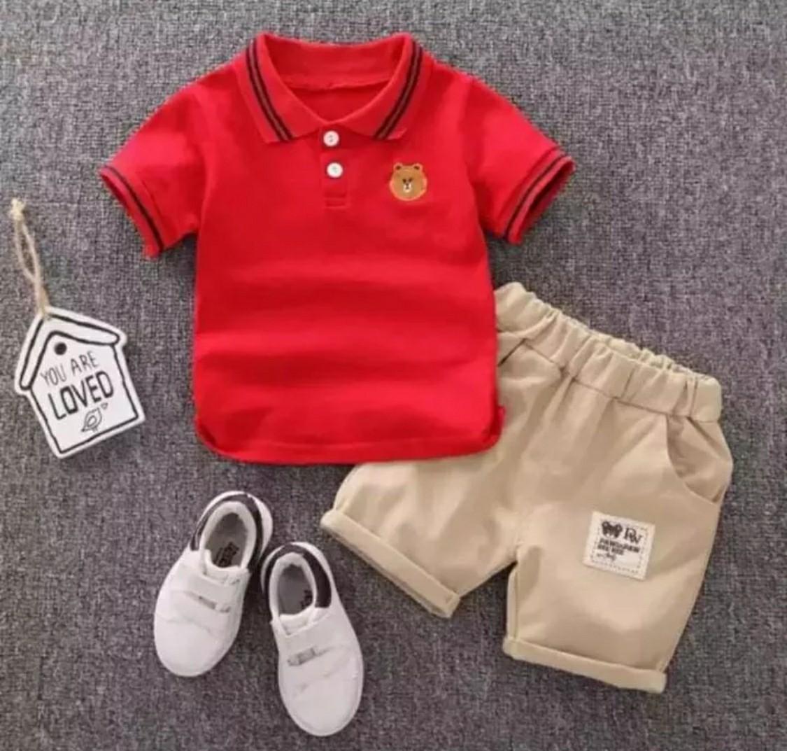 Setelan Baju Anak Laki Laki Usia 6 Bulan -5 Tahun Baju Anak Motif Bordir Terbaru Setelan Polo Anak Kaos Anak Laki Laki Kekinian Baju Anak Import Setelan Anak Terlaris Cowok Perempuan set kado stylish salem Parsel