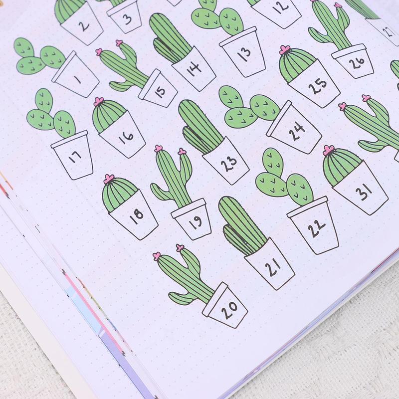 Product Introduction of 2025 Bullet Journal, 1 Count Creative Scrapbook, Daily Planner Notebook, Journal Notebook, Office Stationery & Supplies, Gift for Friend 5