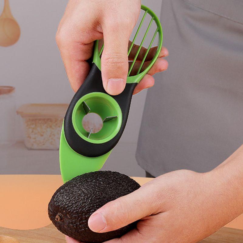 Alat Pengupas Pemotong Alpukat 3in1 Pisau Pemotong / Pemisah Biji Buah Alpukat