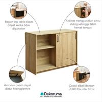 Gambar Dekoruma Suzu Kabinet Dapur dengan Meja / Kitchen Island Cabinet dari Dekoruma Official Store Kab. Bekasi 4 Tokopedia