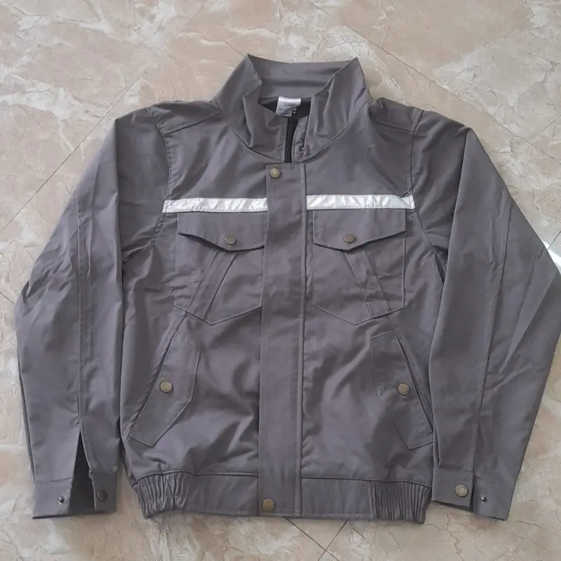 (Chỉ có áo) áo điều hoà chất liệu kaki chống nắng,thấm hút mồ hôi chống tia uvl Jacket Menswear 4