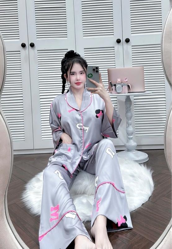 Product Introduction of FREE SIZE 40-63KG. SÉT ĐỒ BỘ CỔ SAM PHOM DƠI SANG CHẢNH DÀNH CHO NỮ 9