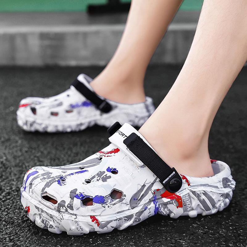 Trượt bãi biển ngoài trời, dép Guốc Sandal, dành cho nam giới, giày dép Eva 8