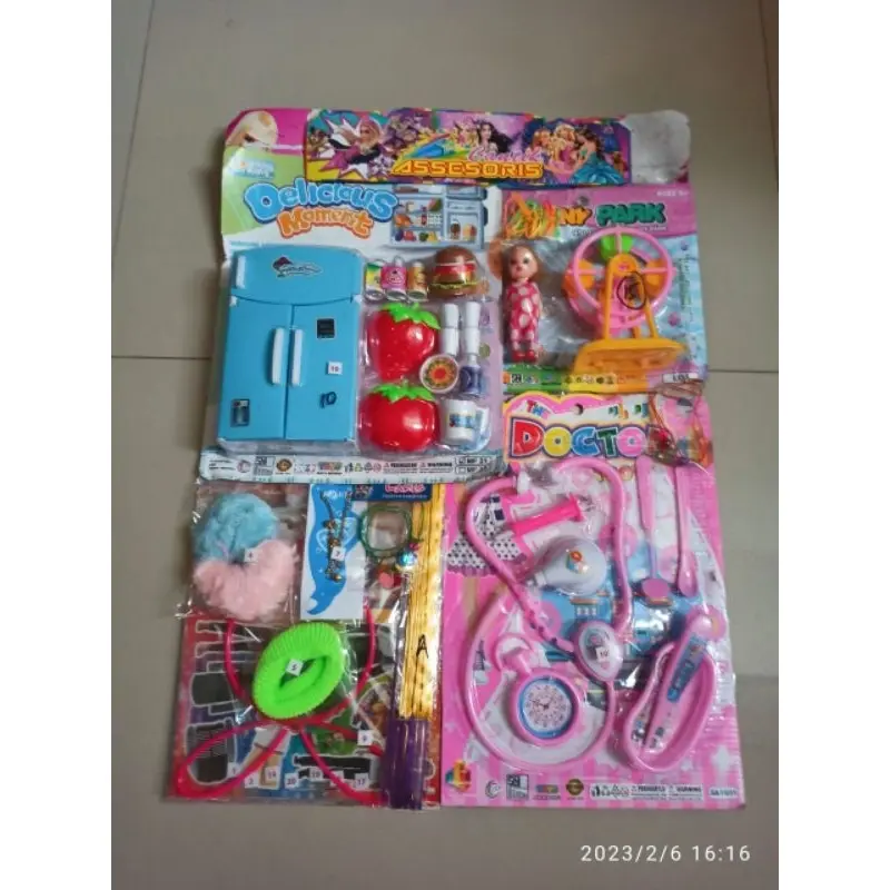 Kolas Cabutan Cabut Super Barbie Dapur LOL Kitchen Jual Ecer 1000 Mainan Anak Murah (isi 120 pcs) 5