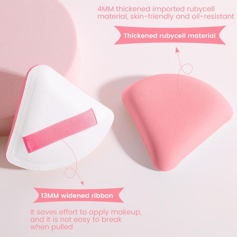 18pcs Makeup Sponge & Powder Puff Set, Versatile Soft Makeup Sponges & Powder Puffs for Liquid Foundation, Loose Powder, Concealer & Cream, Makeup Tool for Blending & Facial Detailing, Cosmetics 5