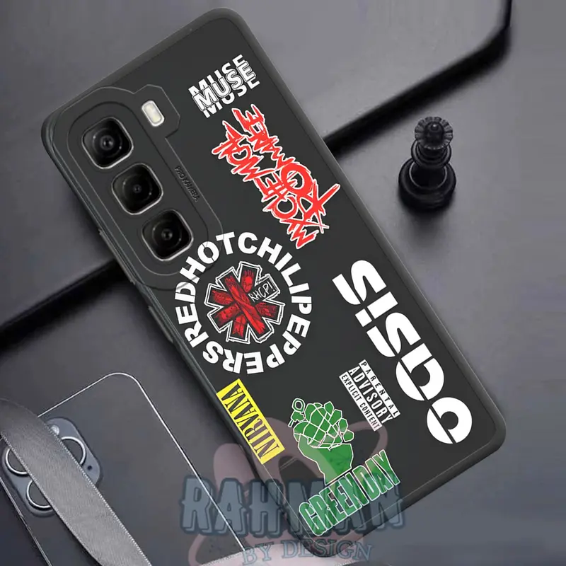 Case compatible for Infinix Hot 50 Pro Plus - 50 Pro - 50 5G - 50 4G Fashion Image Keren Casing Handphone Kasing HP Pelindung Belakang Handphone TPU -  NC08 8