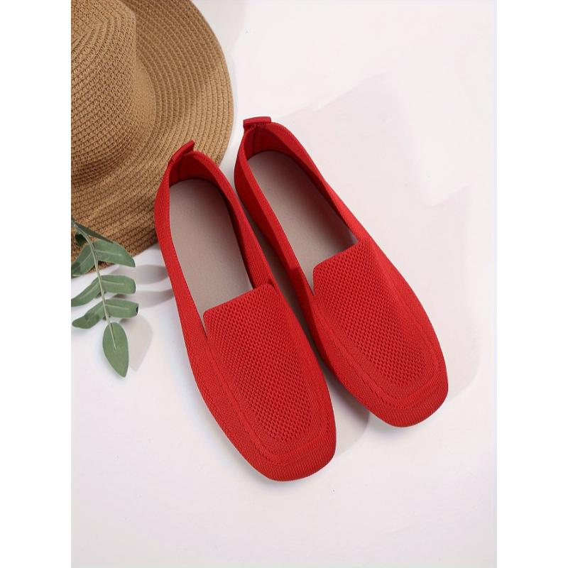 Product Introduction of Women's flat shoes with one strap, breathable square head large size wide foot shoes, casual and light walking shoes for all seasons 20