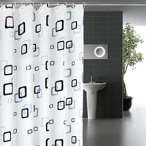 YHOME Tirai Kamar Mandi Bahan Tebal / Shower Curtain / Tirai Plastik Anti Jamur / Sudah Dilengkapi Pengait / Gorden Shower Curtain Motif Kualitas Terbaik / Hordeng Tirai Kamar Mandi Y265