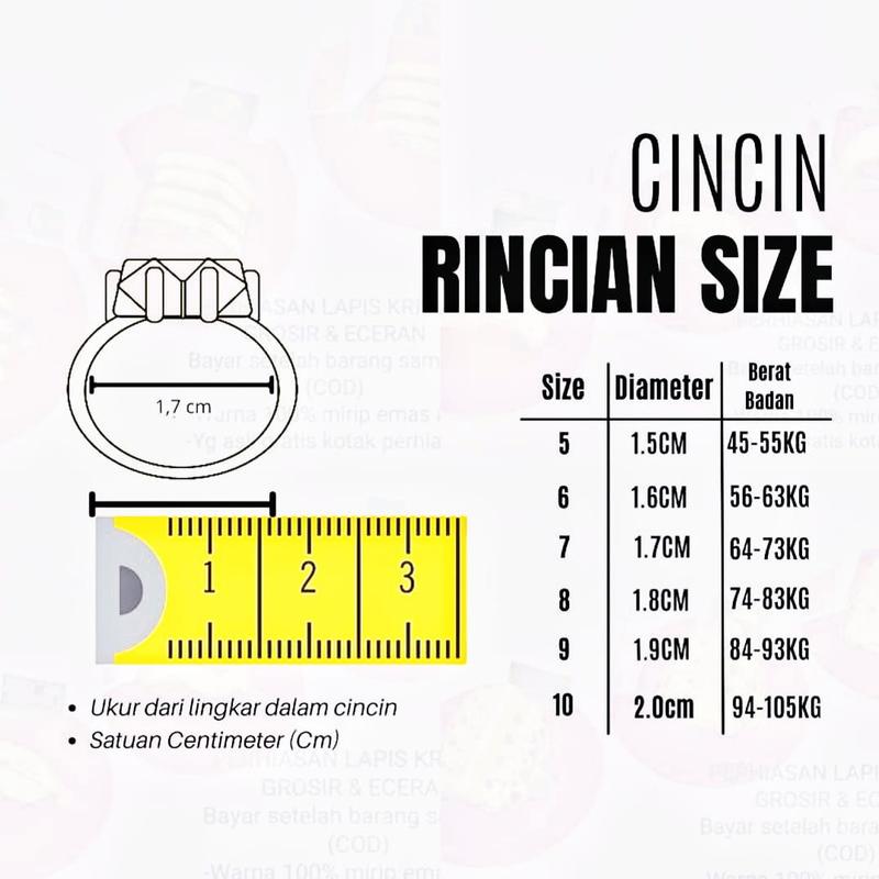 Product Introduction of CINCIN R03 PERHIASAN EMAS LAPIS KRISTAL, AKSESORIS WANITA 0