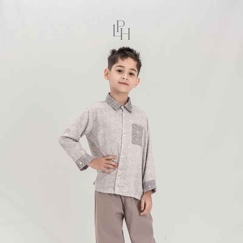 Little Palmerhaus - Baju Lebaran 2025 - Arya Boy Attire Set (Setelan Koko Anak Laki-Laki Usia 1-6 Tahun) 0