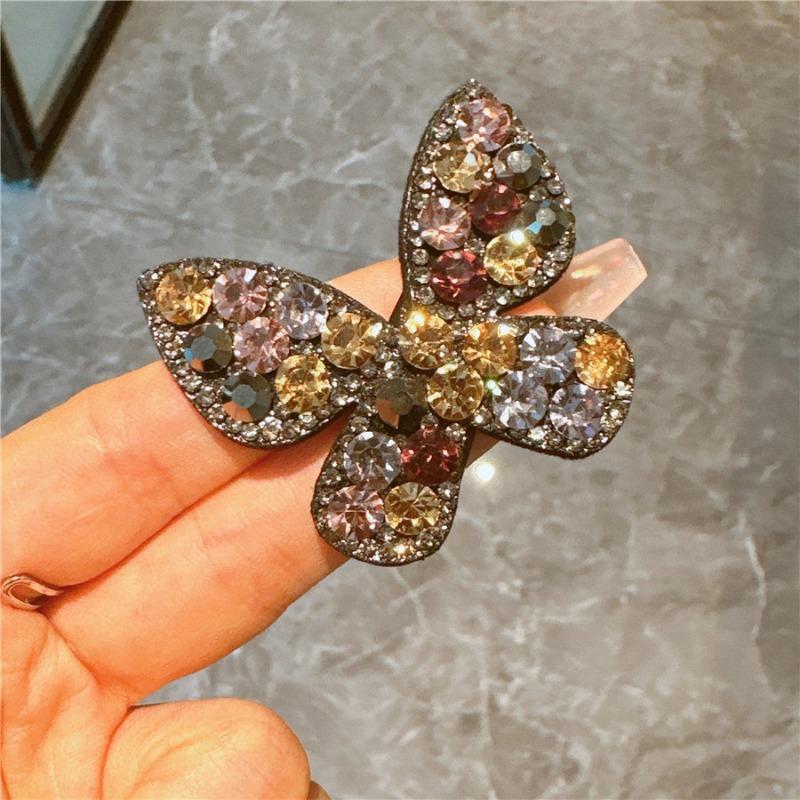 Product Introduction of Sweet Cool Butterfly BB Clip Fashion Shining Personalized High Quality Hairpin Exquisite Light Luxury Advanced Sense Gifts Headwear 27