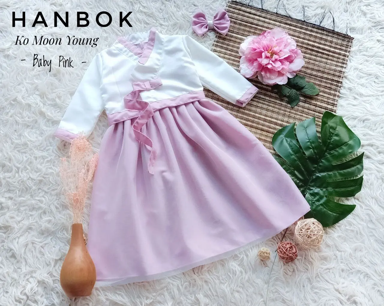 Hanbok Anak Korea Baju Adat Tradisional Korea Hanbok Ko Moon Young Bahan Katun Toyobo