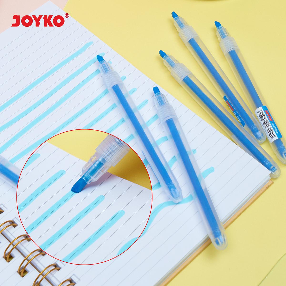 Highlighter Penanda Berwarna Joyko HL-73 ~ 78